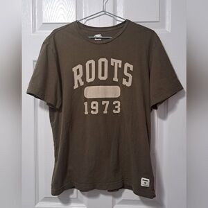 Roots Tee Shirt / Brown Large